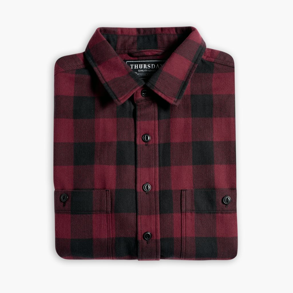 Buffalo Check Shirt | Red - Image 3
