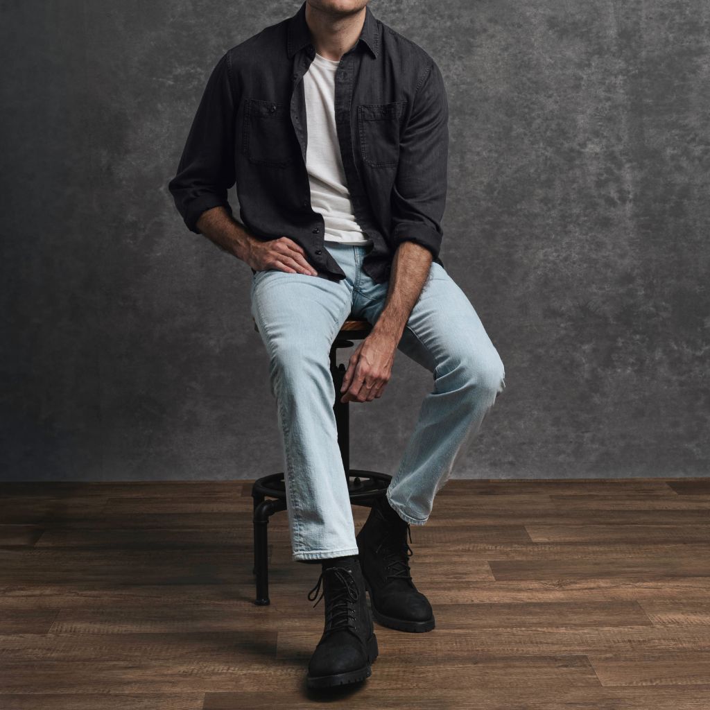 Chambray Workshirt | Black - Image 8