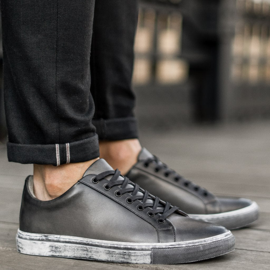 Premier Low Top | Distressed Grey - Image 6