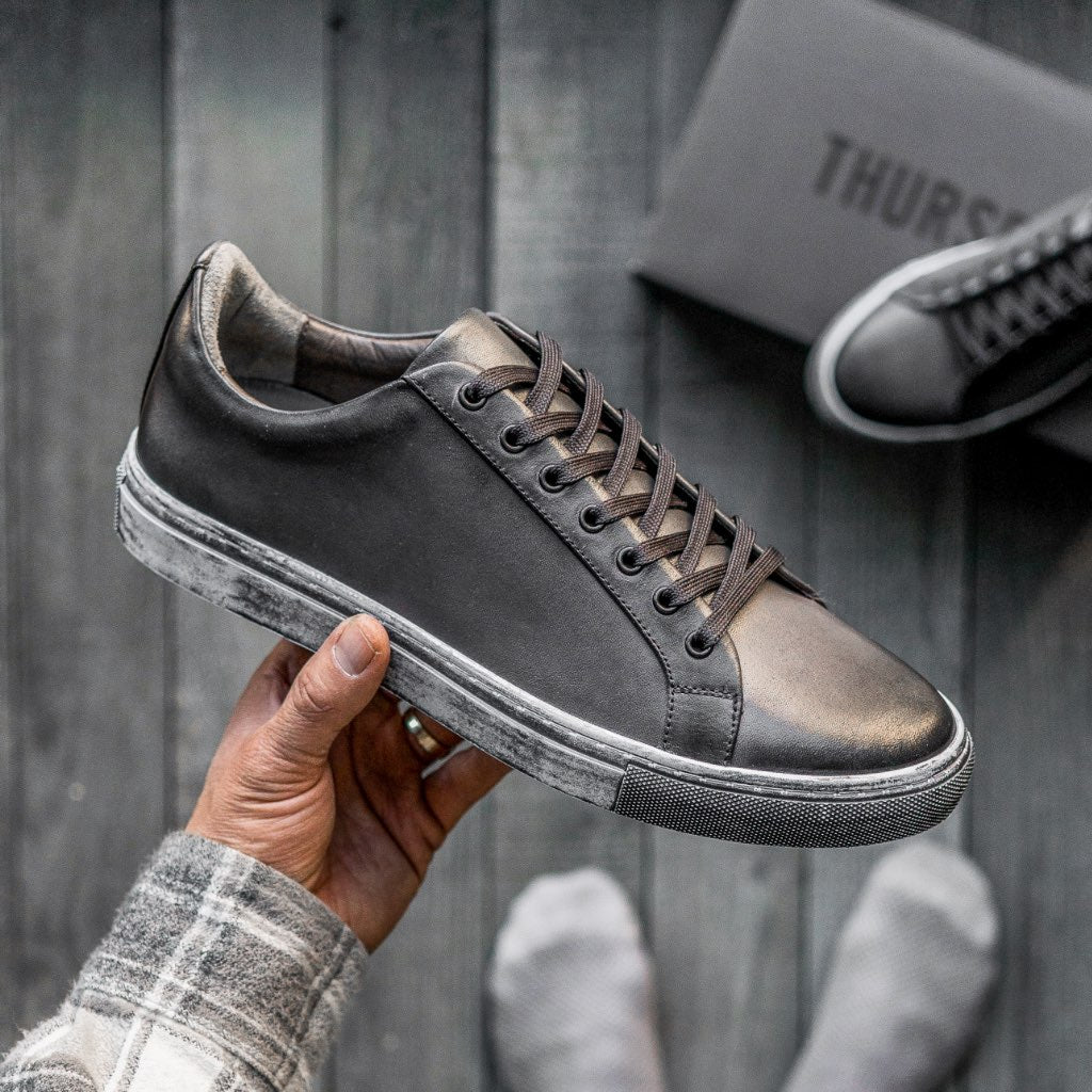 Premier Low Top | Distressed Grey - Image 8