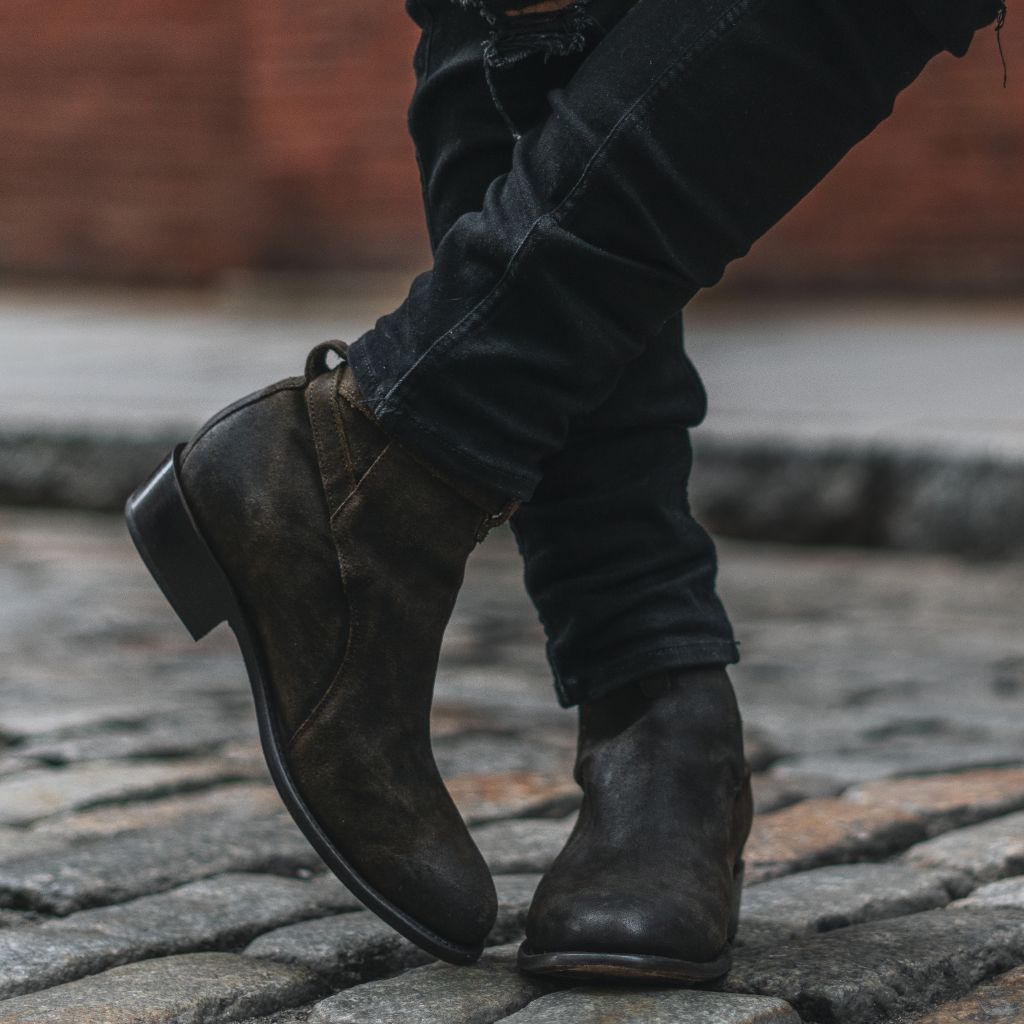 Rogue | Dark Olive Suede - Image 6