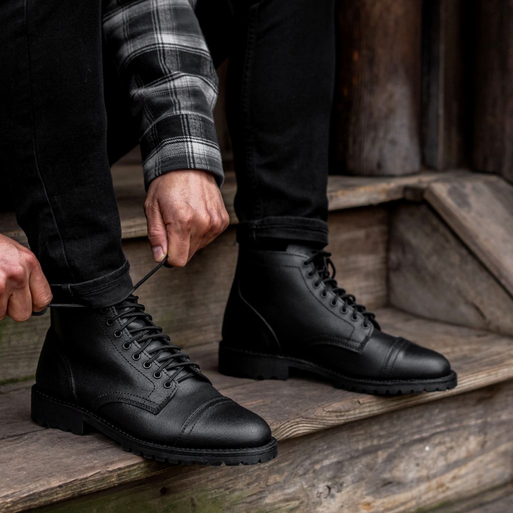 Vanguard | Black Waxed Roughout - Image 6