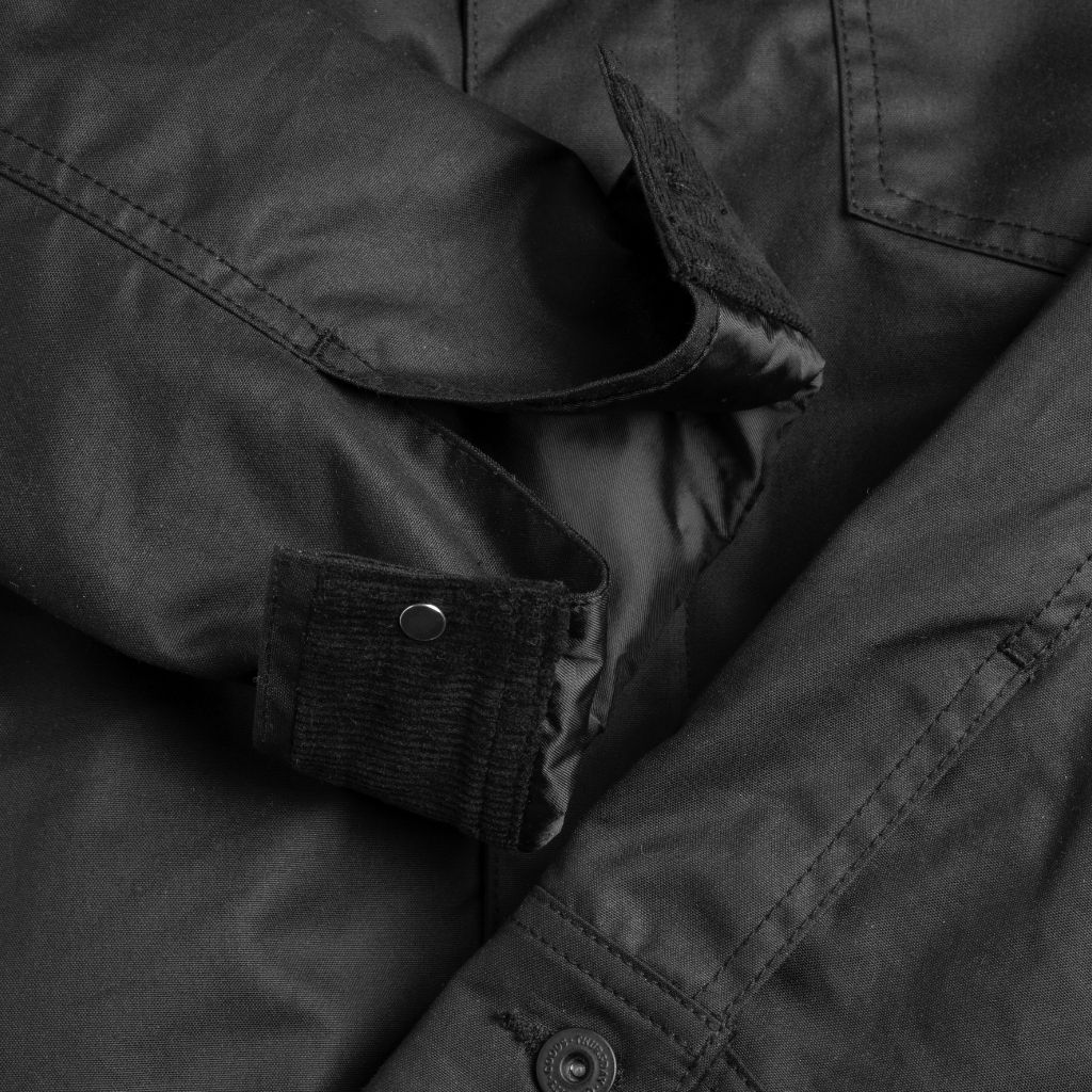 Waxed Canvas Field Jacket | Black - Image 8