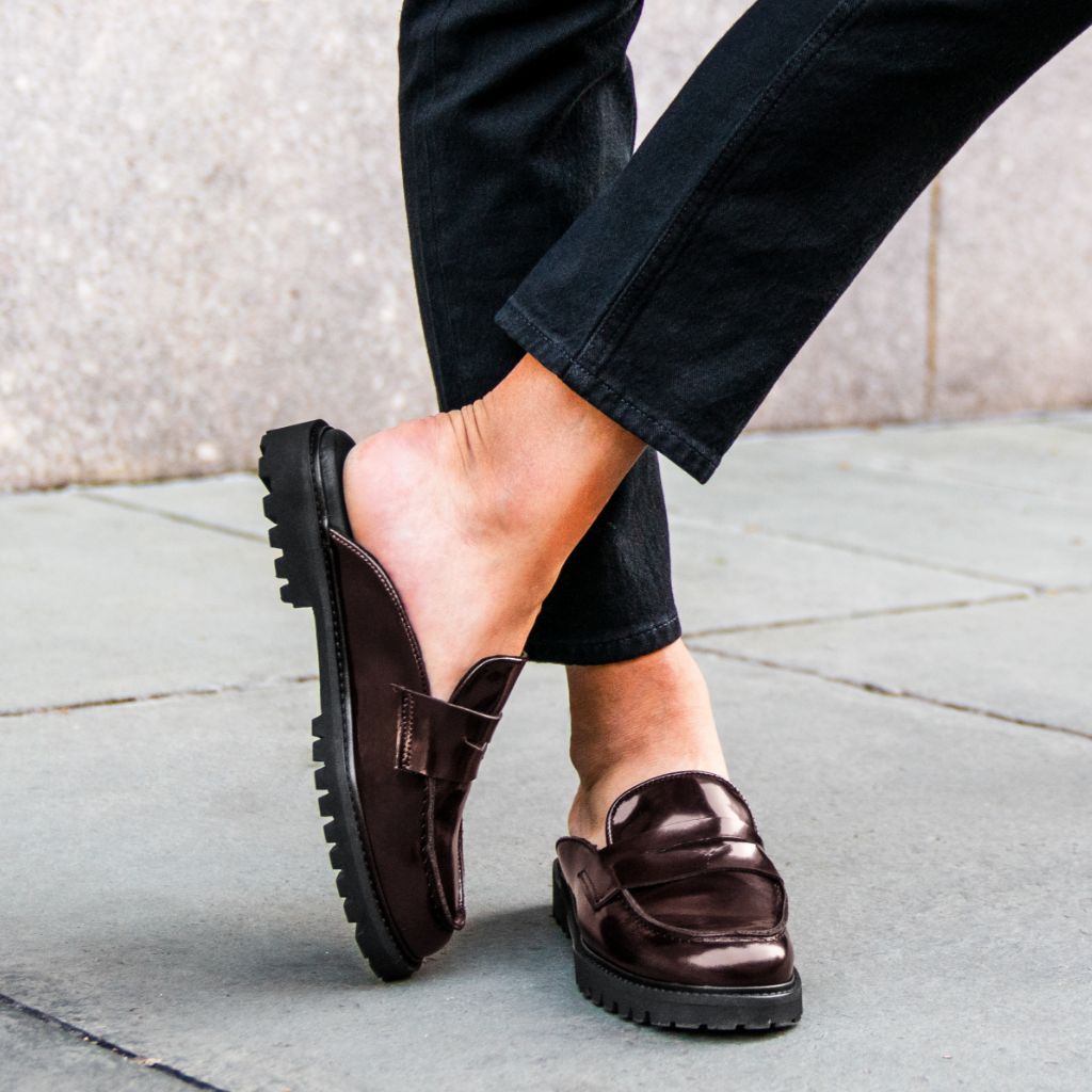 Penny Mule | Burgundy - Image 6