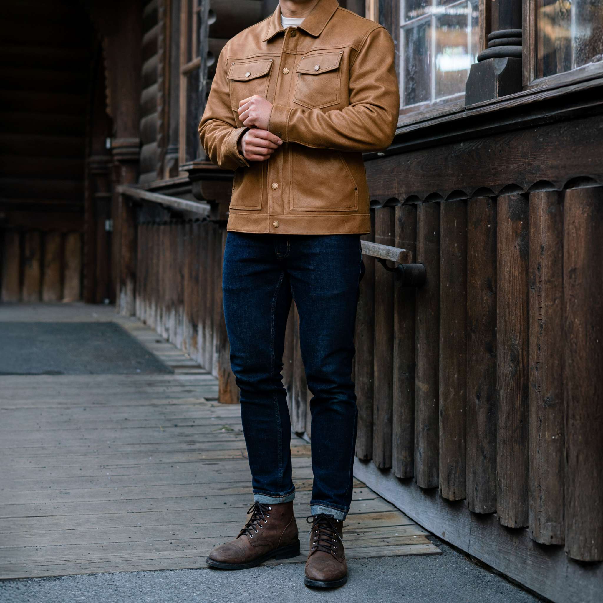 Roughout Cruiser Jacket | Natural - Image 3